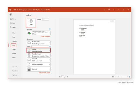 How to Print PowerPoint Outline: A Journey Through Digital and Analog Realms